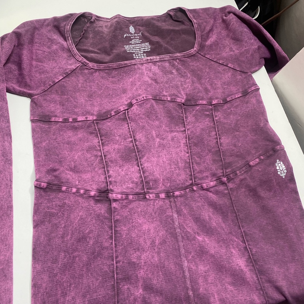 Free People Good Karma Corset Long Sleeve Bodysuit - Picture 4 of 9